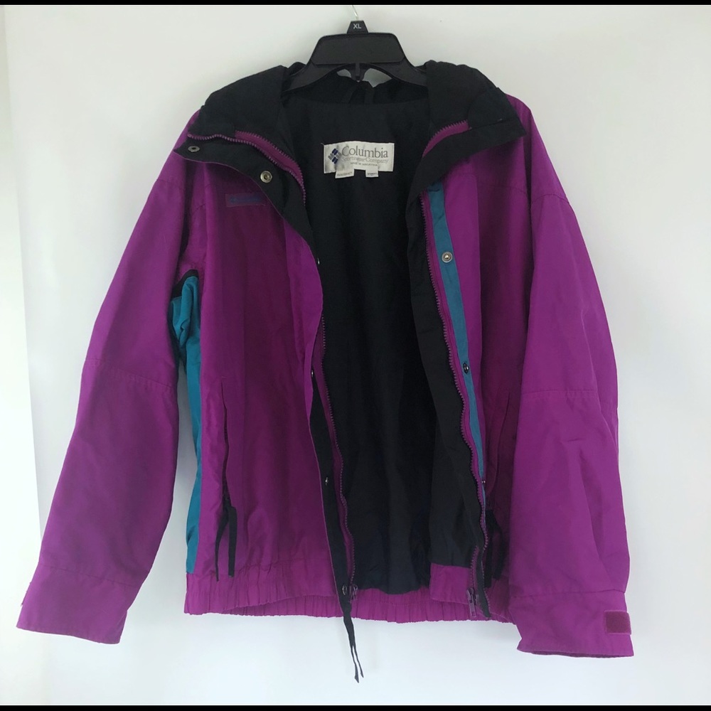 true vintage radial sleeve snap up & zip coat